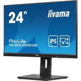 iiyama ProLite XUB2493HS-B6 23.8" monitor Zwart, 75 Hz, HDMI, DisplayPort, Audio, AMD Free-Sync