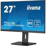 iiyama ProLite XUB2793QSU-B7 27" monitor Zwart, 100Hz, HDMI, DisplayPort, USB, Audio, AMD FreeSync 