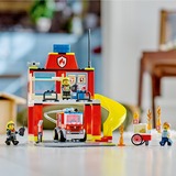 LEGO City - Brandweerkazerne en Brandweerwagen Constructiespeelgoed 60375