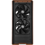 Lian Li LANCOOL 217 midi tower behuizing Zwart/houtkleur | 2x USB-A | 1x USB-C | Tempered Glass