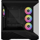 Lian Li Vector V100R midi tower behuizing Zwart | 2x USB-A | 1x USB-C | RGB | Tempered Glass