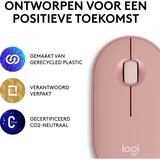 Logitech Pebble Mouse 2 M350s Roze