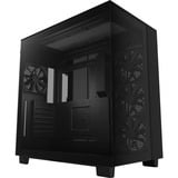 NZXT H9 Flow midi tower behuizing Zwart | 2x USB-A | 1x USB-C | Tempered Glass