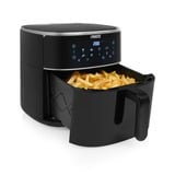 Princess 182254 Digitale Airfryer 8L heteluchtfriteuse Zwart, 8 liter | hetelucht | verstelbaar Airfryerrek | BPA-vrij