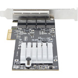Startech 4-Port 2,5 GbE netwerkadapter 