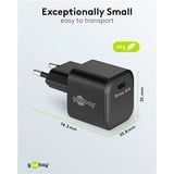 goobay 45W GaN USB-C PD Multiport Quick Charger Nano  Zwart