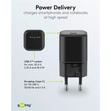 goobay 45W GaN USB-C PD Multiport Quick Charger Nano  Zwart