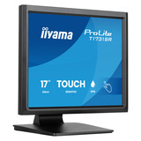iiyama ProLite T1731SR-B2S 17" touchscreen monitor Zwart, 1x DisplayPort, 1x HDMI, 1x VGA
