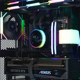 ALTERNATE Pure Lian Li R7-5090 gaming pc Zwart | Ryzen 7 9850X3D | RTX 5090 | 64 GB | 4 TB SSD