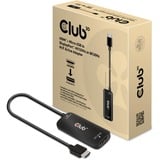 Club 3D HDMI + Micro-USB naar DisplayPort actieve adapter Zwart, 8K