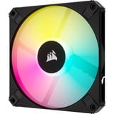 Corsair iCUE AF120 RGB SLIM + Lighting Node CORE case fans Zwart, 2 stuks, 120 x 120 x 15 mm, PWM