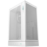 DeepCool CH270 DIGITAL mini tower behuizing Wit | 2x USB-A | 1x USB-C | Tempered Glass