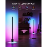 Govee Floor Lamp 2 sfeerverlichting Zwart, 2,4GHz-wifi + Bluetooth