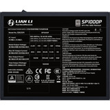 Lian Li SP Platinum modulaire 1000 watt voeding  Zwart, 1x 12V-2x6, 2x PCIe, 2x PCIe, Kabelmanagement
