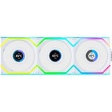 Lian Li UNI FAN SL120 LCD Wireless Reverse Blade RGB case fans Wit, 3 stuks, 120 x 124.5 x 28 mm, PWM