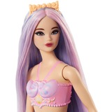 Mattel Barbie Zeemeerminpop met lila haar en een paarse staart 