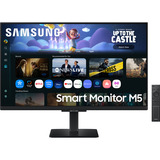 Samsung Smart Monitor M5 M50F 27" Zwart, 2x HDMI, 2x USB-A, 2x HDMI, USB-A, Wi-Fi 5, BT