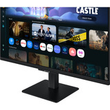 Samsung Smart Monitor M5 M50F 27" Zwart, 2x HDMI, 2x USB-A, 2x HDMI, USB-A, Wi-Fi 5, BT