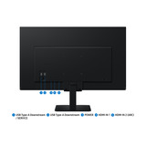 Samsung Smart Monitor M5 M50F 27" Zwart, 2x HDMI, 2x USB-A, 2x HDMI, USB-A, Wi-Fi 5, BT