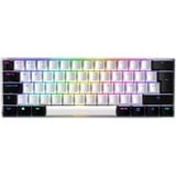 Sharkoon SKILLER SGK50 S4 RGB mechanisch gaming toetsenbord Wit, BE lay-out (AZERTY), Kailh Blue, 60%, Hot-swappable