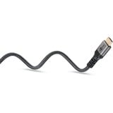 goobay Plus High-Speed HDMI-kabel met Ethernet Grijs, 0,5 meter