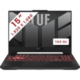 ASUS TUF Gaming A15 (FA507NUR-LP016) 15.6"  gaming laptop Grijs | Ryzen 7 7435HS | RTX 4050 | 16 GB | 512 GB SSD | 144 Hz