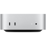 Apple Mac Mini (2024) pc-systeem Zilver | M4 10 Core | M4 10-Core GPU  | 24 GB | 512 GB SSD