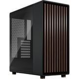 Fractal Design North midi tower behuizing Zwart | 2x USB-A | 1x USB-C | Tempered Glass