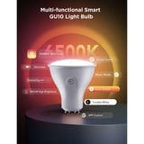 Govee GU10 Wifi&BLE RGBWW Smart ledlamp 2 stuks, 2.4 GHz Wi-Fi, Bluetooth