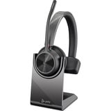 HP Poly Voyager 4310 TC on-ear headset Zwart, Incl. BT700 USB-A-adapter + oplaadstandaard