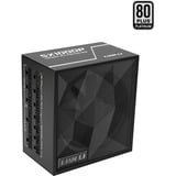 Lian Li SX Platinum modulaire 1000 watt voeding  Zwart, 1x 12V-2x6, 4x PCIe, 5x PCIe, Kabelmanagement
