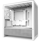 NZXT H3 Flow midi tower behuizing Wit (mat) | 1x USB-A | 1x USB-C | Tempered Glass