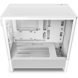 NZXT H3 Flow midi tower behuizing Wit (mat) | 1x USB-A | 1x USB-C | Tempered Glass