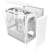 NZXT H3 Flow midi tower behuizing Wit (mat) | 1x USB-A | 1x USB-C | Tempered Glass