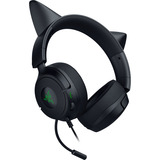 Razer Kraken Kitty V3 X Black over-ear gaming headset Zwart/groen