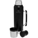 Stanley PMI Classic Legendary Bottle 1L thermosfles Zwart (mat), Matte Black