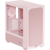 TRYX FLOVA F50 midi tower behuizing Roze | 3x USB-C | Tempered Glass