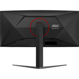 AOC  34" Curved UltraWide gaming monitor Zwart (mat)