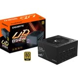 GIGABYTE GP-UD850GM PG5 850W voeding  Zwart, 3x PCIe, Kabel-Management