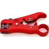 KNIPEX Afstriptang voor coax- en datakabels 166006SB kabelstrip-/ontmantelingsgereedschap 