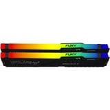 Kingston FURY 16 GB DDR5-5200 (2x 8 GB) Kit werkgeheugen Zwart, KF552C40BBAK2-16, Beast RGB, XMP 2.0