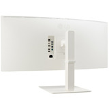 LG UltraWide 38BR85QC 37.5" curved monitor Wit, 144Hz, HDMI, DisplayPort, USB-C, LAN, Audio