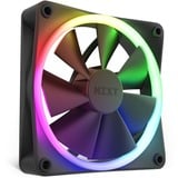 NZXT F120 RGB Single 120x120x26 case fan Zwart, 4-pins PWM fan-connector