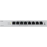 Zyxel 8-Port GbE PoE Web Managed switch Grijs