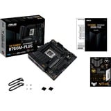 ASUS TUF GAMING B760M-PLUS socket 1700 moederbord Zwart, RAID, 2.5 Gb-LAN, Sound, µATX