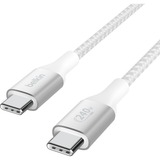 Belkin BoostCharge USB-C kabel Wit, 1 meter, 240 W