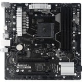 Biostar B450MX-S socket AM4 moederbord Zwart, RAID, Gb-LAN, Sound, µATX