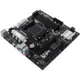 Biostar B450MX-S socket AM4 moederbord Zwart, RAID, Gb-LAN, Sound, µATX