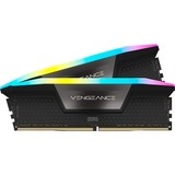 Corsair 64 GB DDR5-6000 Kit werkgeheugen Grijs, CMH64GX5M2B6000Z30, Vengeance RGB, EXPO