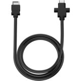 Fractal Design USB-C 10Gbps Cable- Model D kabel Zwart, 0,67 meter